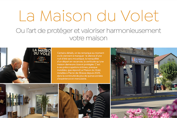 Article presse Maison Actuelle 2026 pour la Maison du Volet
